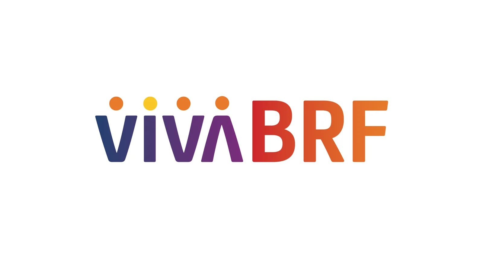 Arte-final da assinatura VIVA BRF · parede de 2,35 x 4,40 m