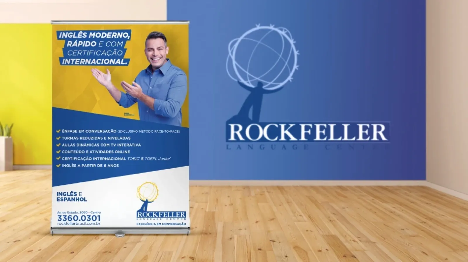 Roll-up com os diferenciais do método