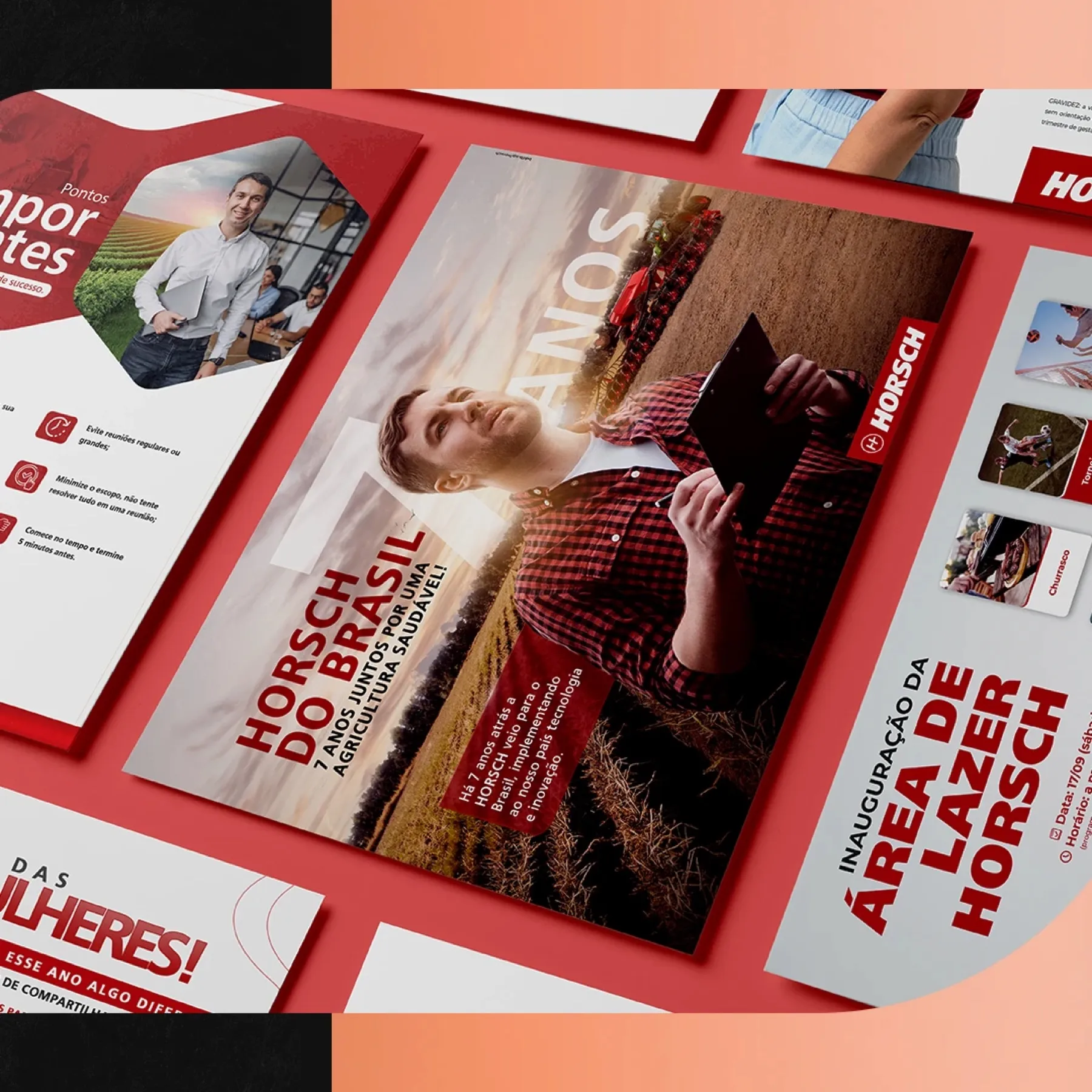 As peças de endomarketing com a mesma identidade
