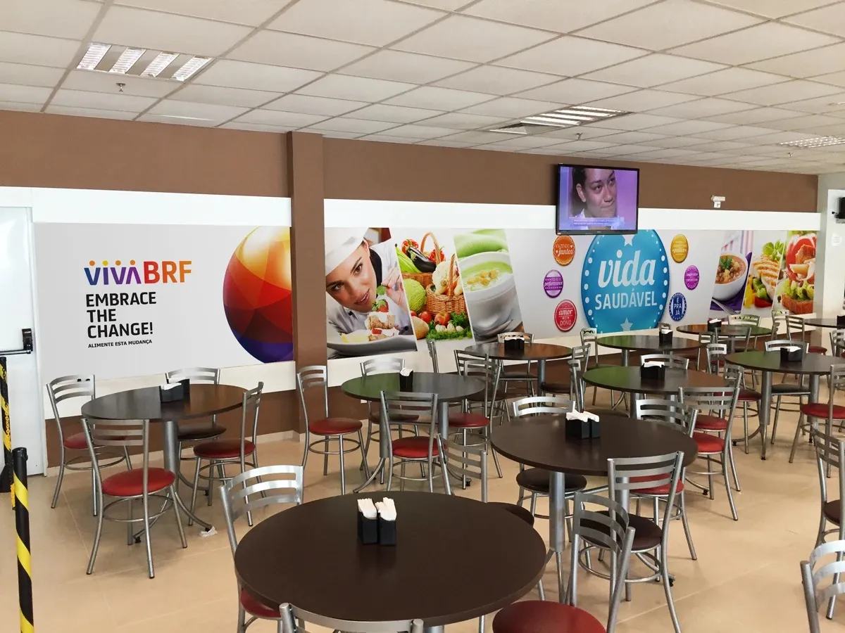 Refeitório: o pilar Vida Saudável no espaço certo