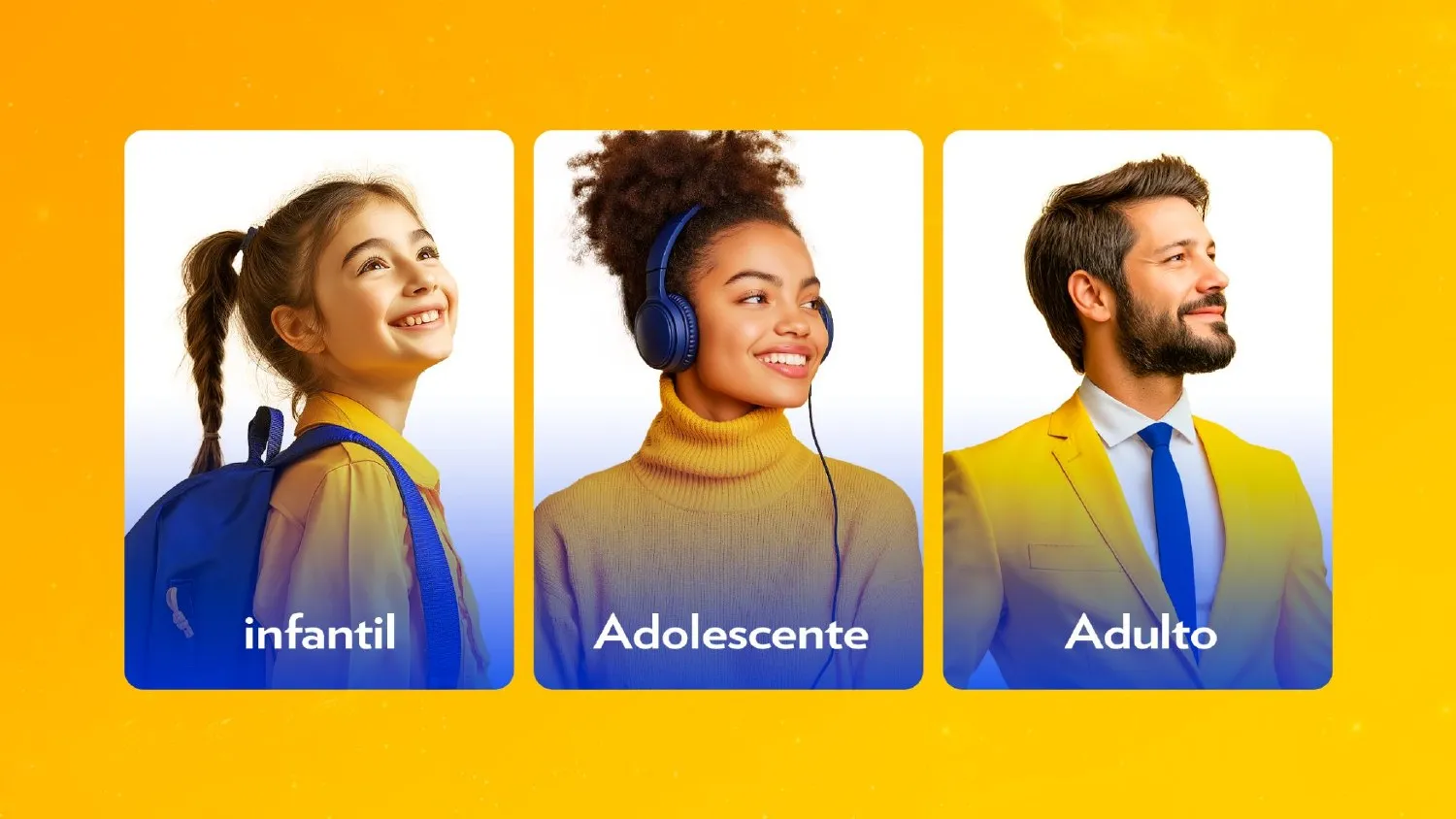 Campanha de matrículas com personagens de IA