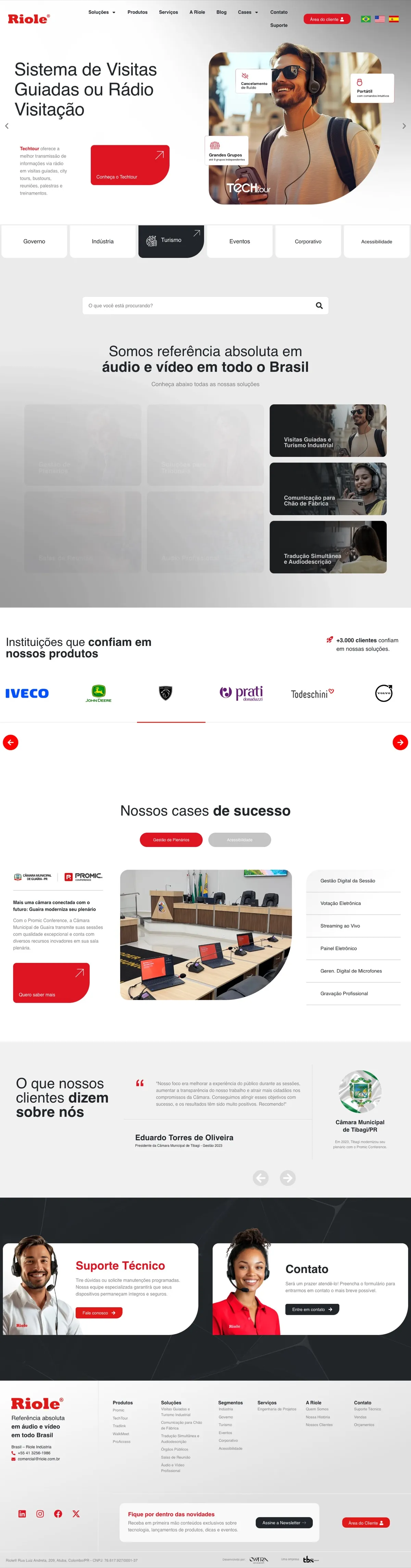 Riole · Home