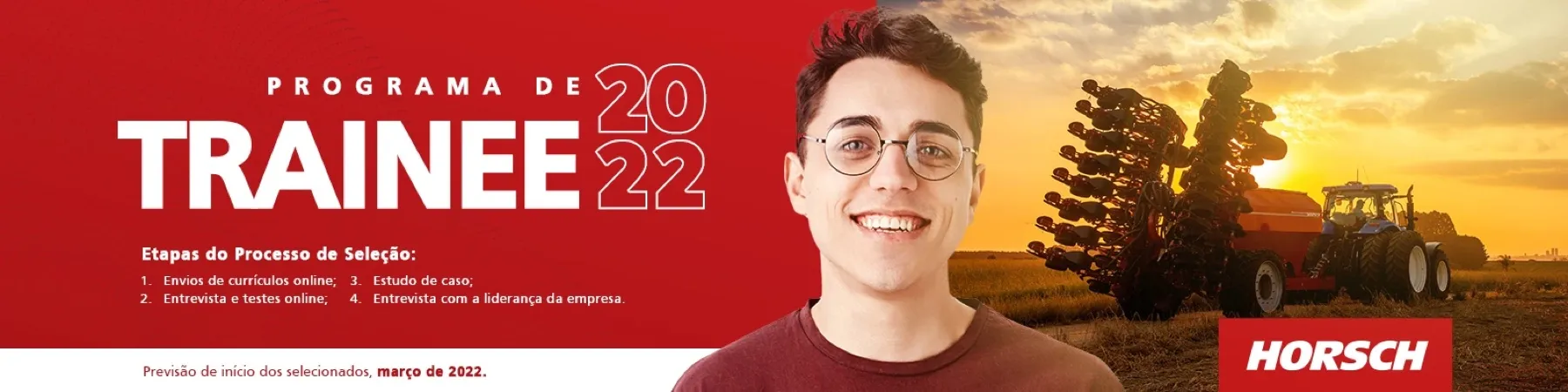Banner do programa de trainee