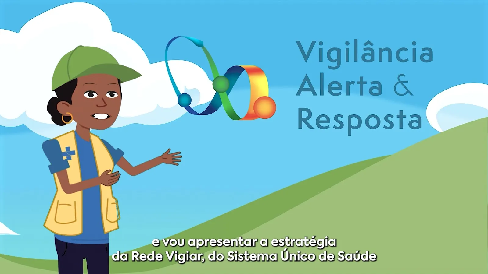 Ana apresenta a estratégia da Rede VigiAR-SUS