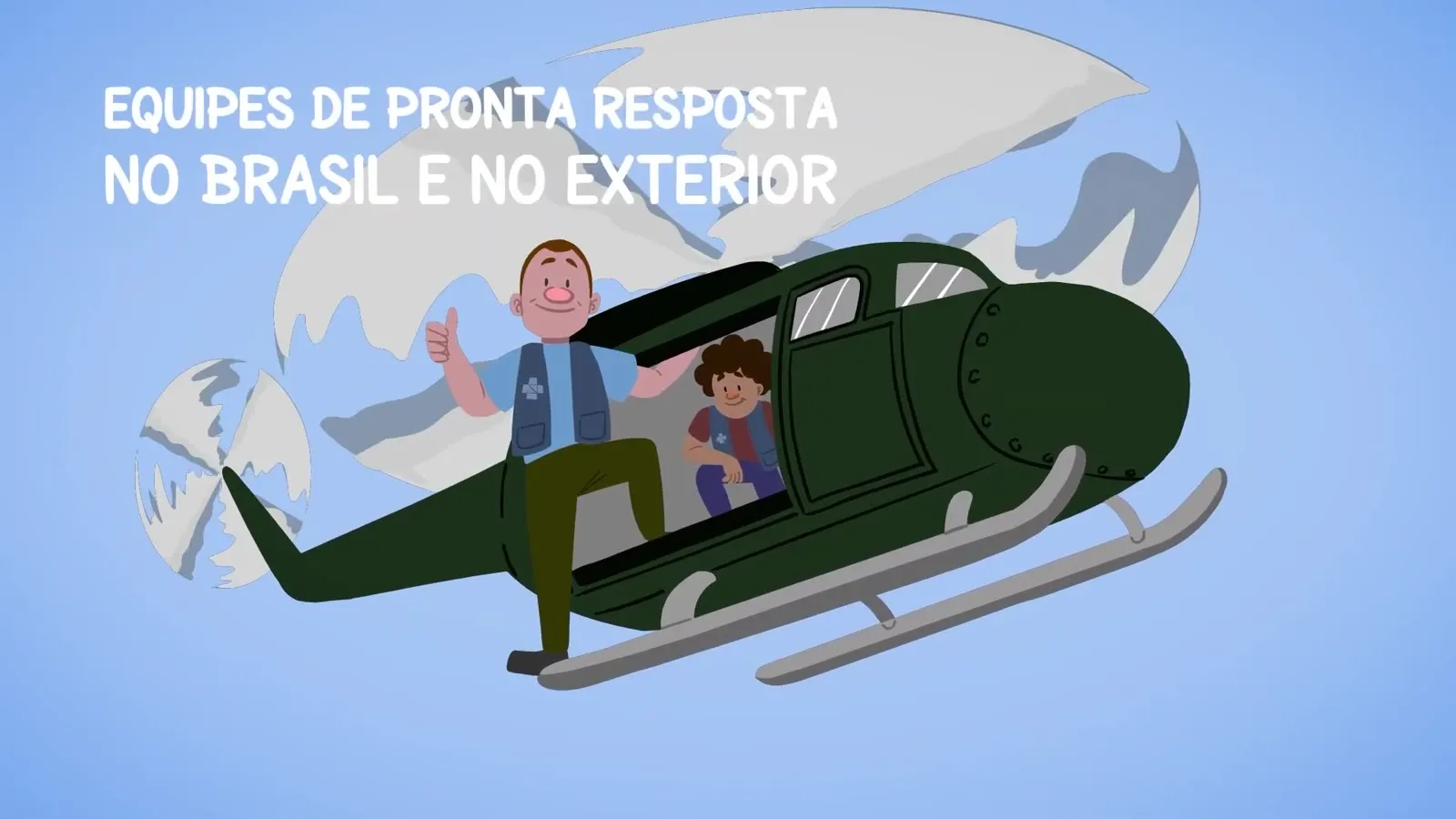Equipes de pronta resposta no Brasil e no exterior