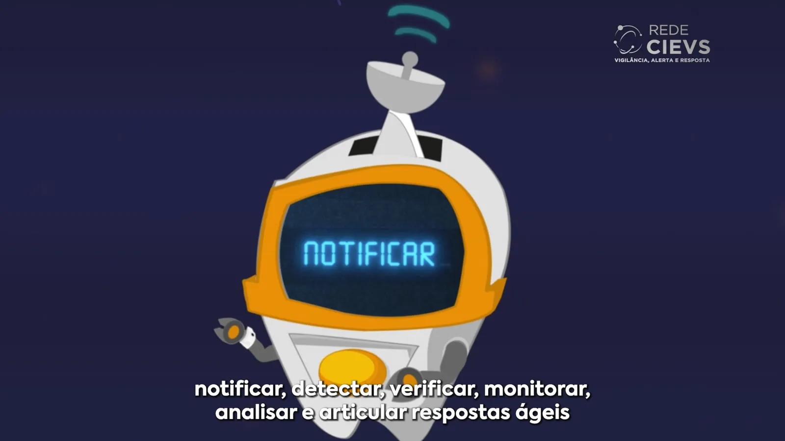 Notificar, detectar, verificar: as funções da rede na tela do robô